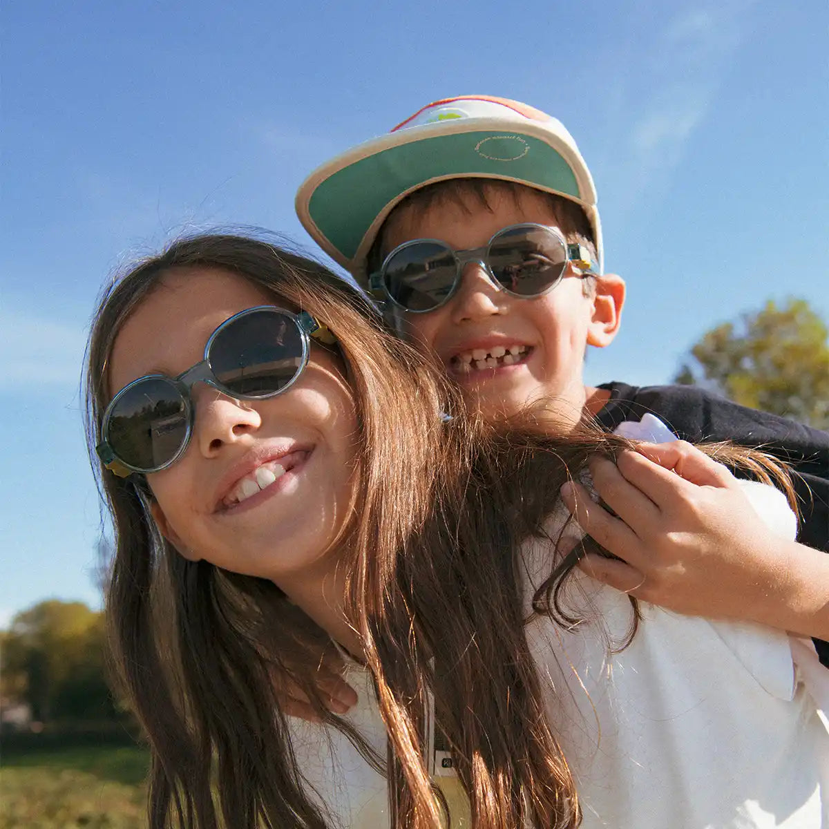 [POP4SUNCLOUDOLI] Pop Blue / Olive kids sunglasses - MintMouse (Unicorner Concept Store)