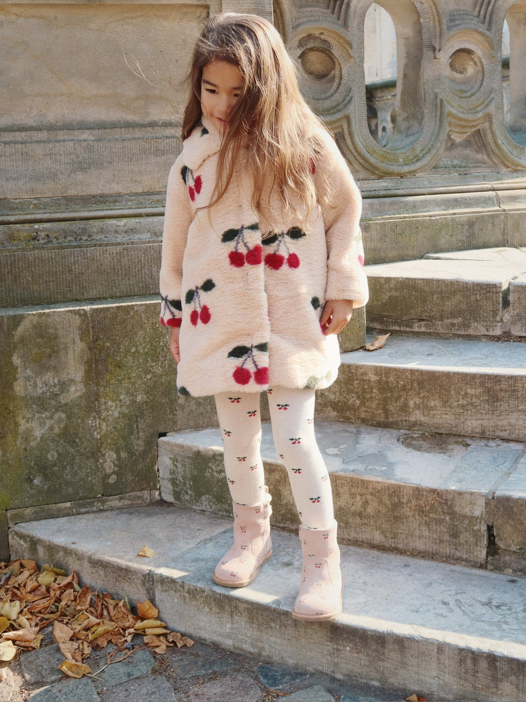 Fuzzie Coat - Ma Grande Cerise