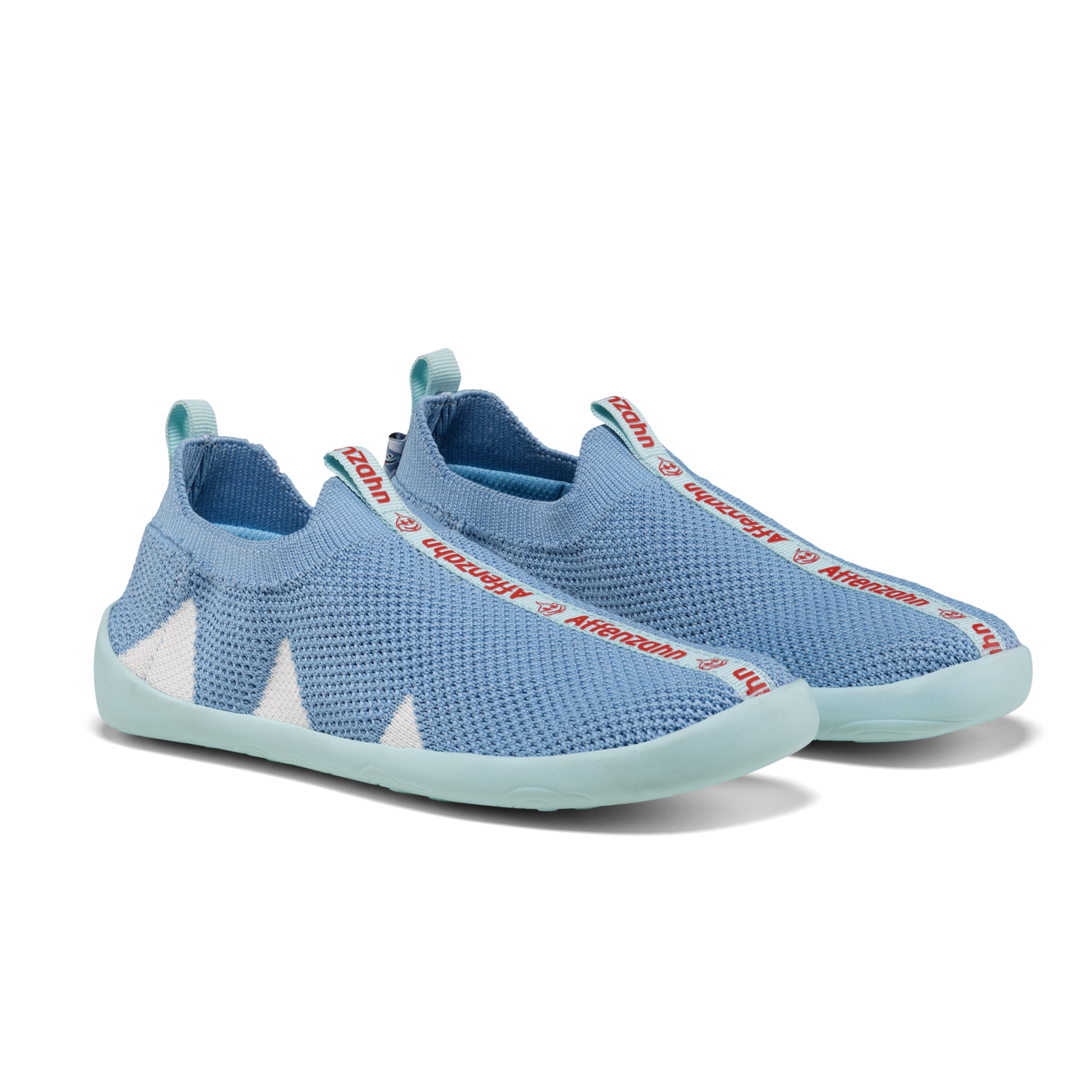 (01397-30211) Affenzahn Slipper Knit Flinky Shark - MintMouse (Unicorner Concept Store)