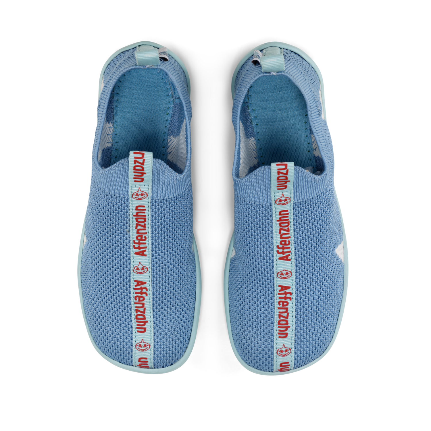 (01397-30211) Affenzahn Slipper Knit Flinky Shark - MintMouse (Unicorner Concept Store)