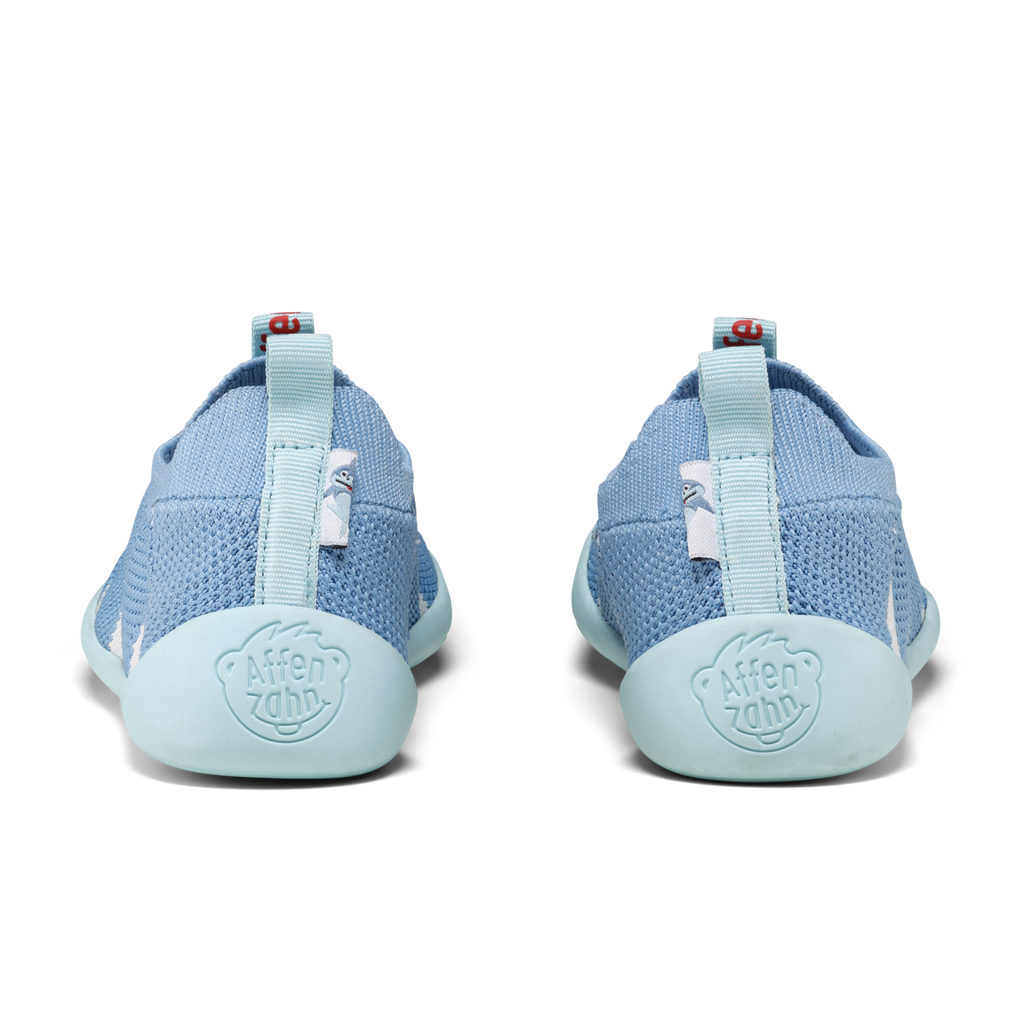 (01397-30211) Affenzahn Slipper Knit Flinky Shark - MintMouse (Unicorner Concept Store)