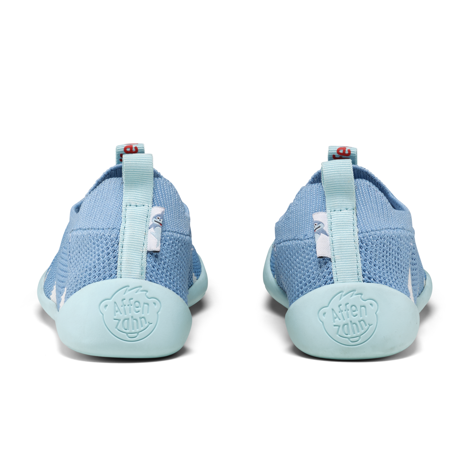 (01397-30211) Affenzahn Slipper Knit Flinky Shark - MintMouse (Unicorner Concept Store)