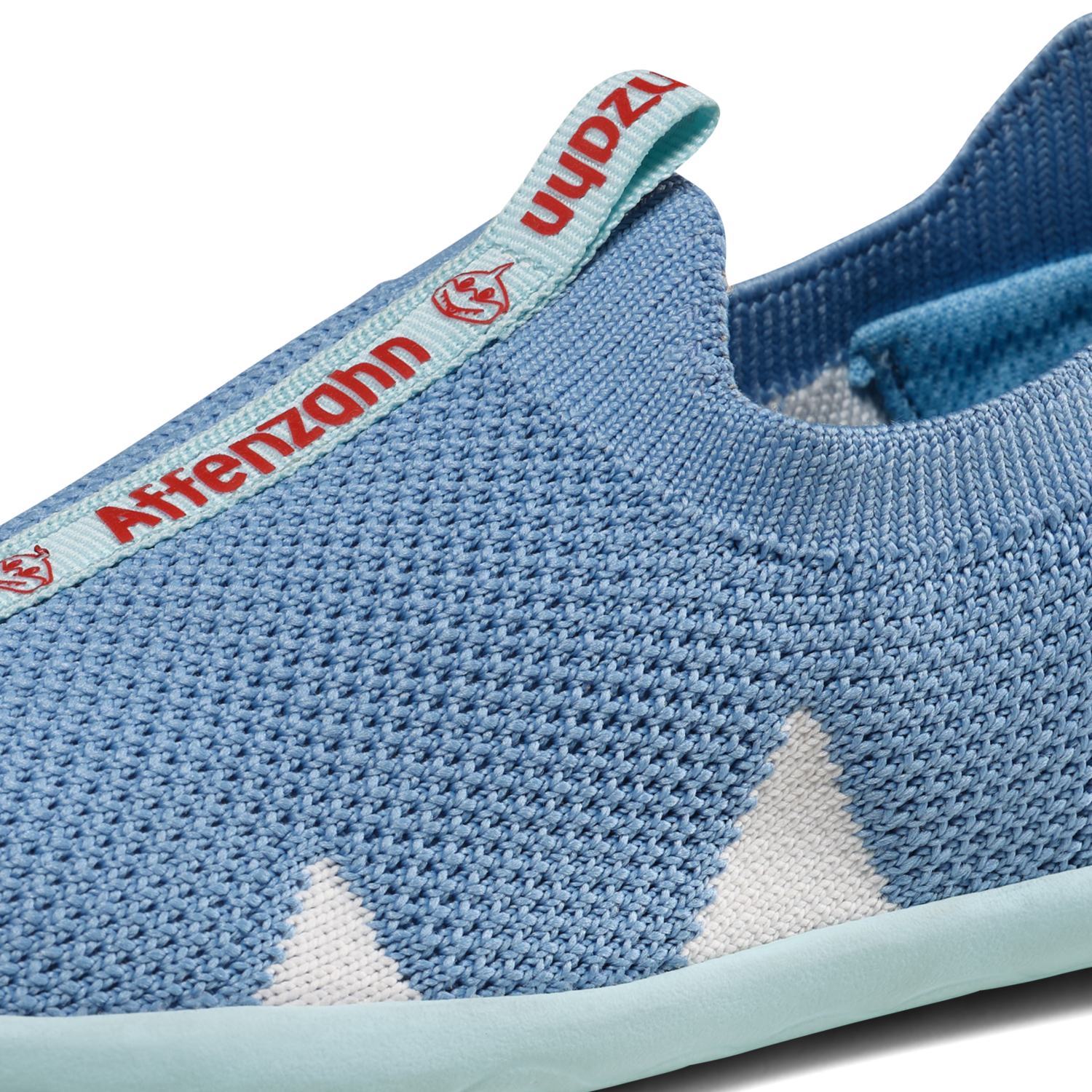 (01397-30211) Affenzahn Slipper Knit Flinky Shark - MintMouse (Unicorner Concept Store)