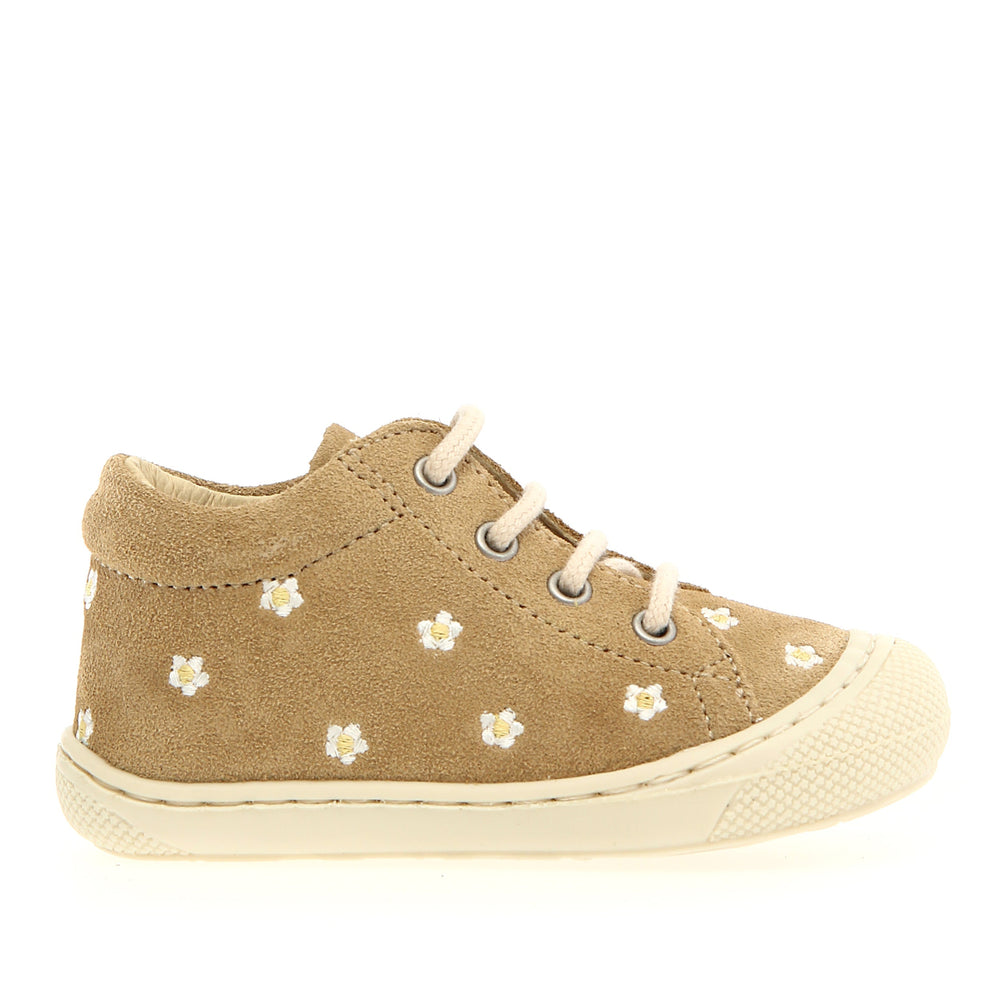 Naturino Cocoon - Embr. Daisies Suede Sand