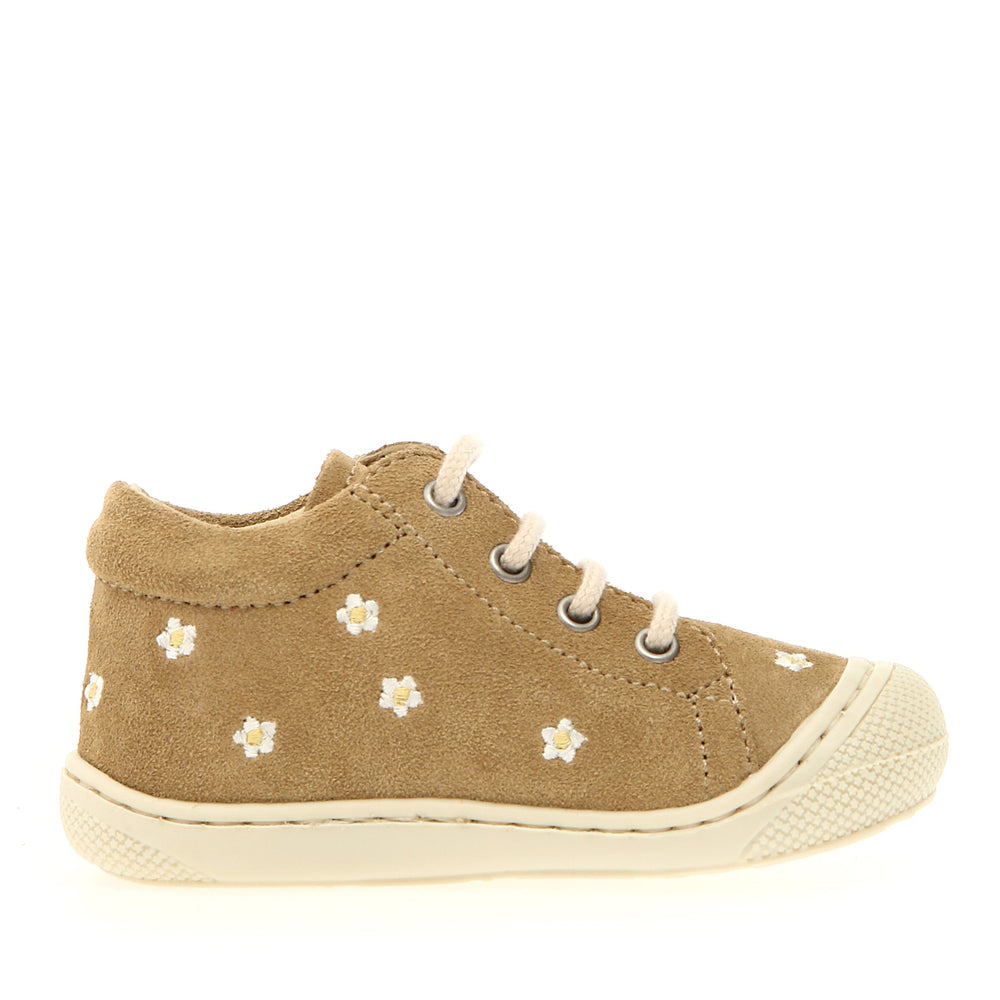 Naturino Cocoon - Embr. Daisies Suede Sand
