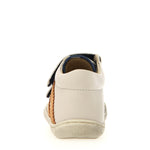 Naturino Macks  2 VL - Suede Nappa Spazz Azure-Milk Warm Orange
