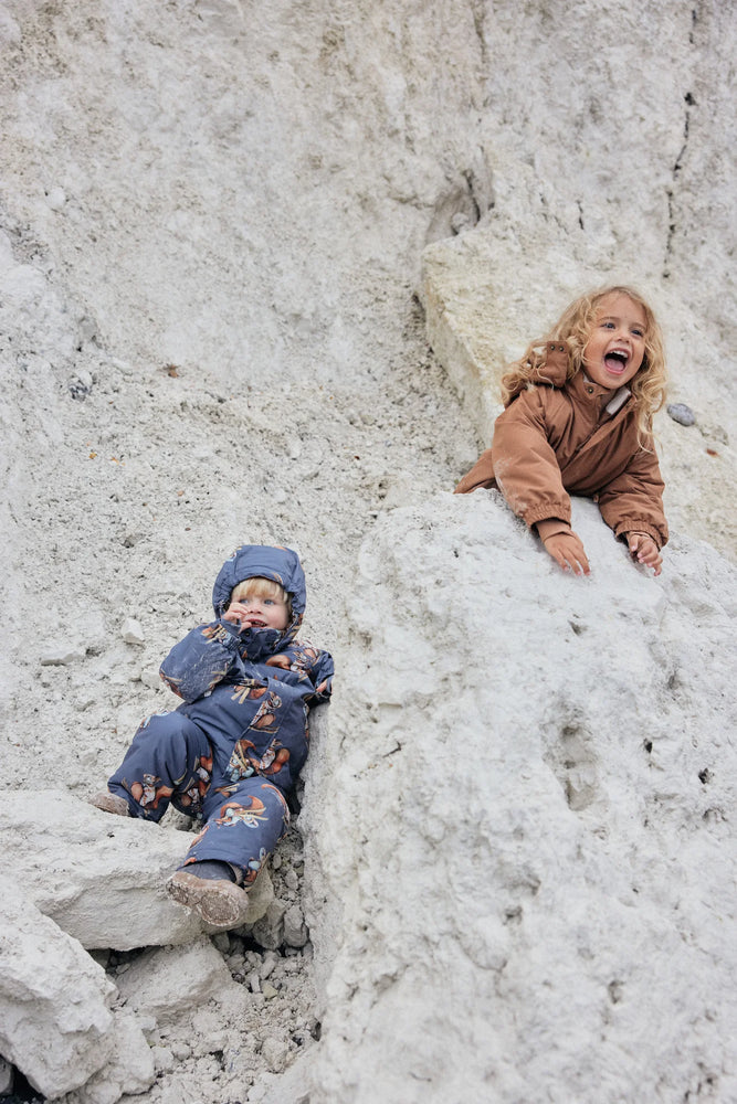 Nohr snowsuit print - Val d´Isere blue