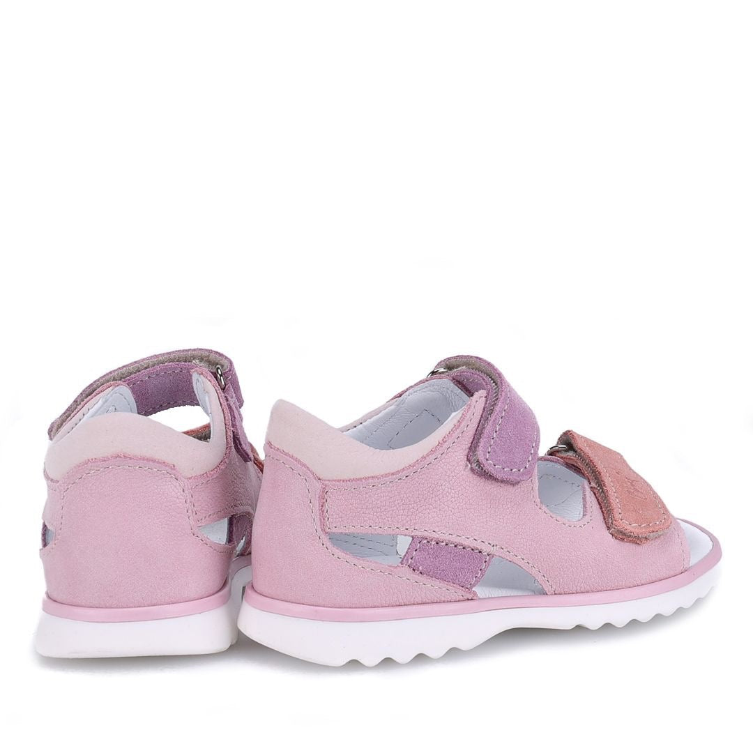 (2766A-15 / 2768-15) Emel Pink Velcro Sandals
