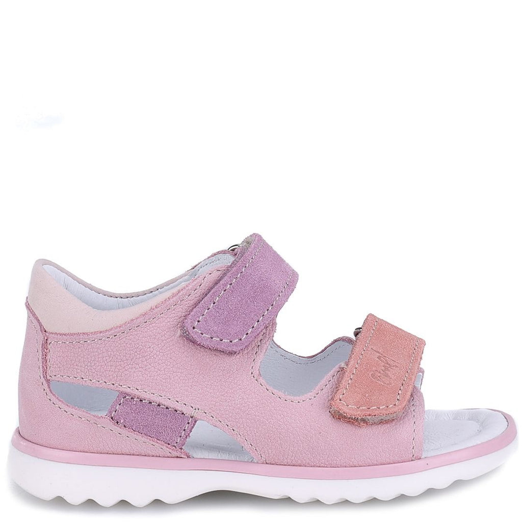 (2766A-15 / 2768-15) Emel Pink Velcro Sandals