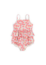 Manuca Frill Swimsuit - Rose Anglaise