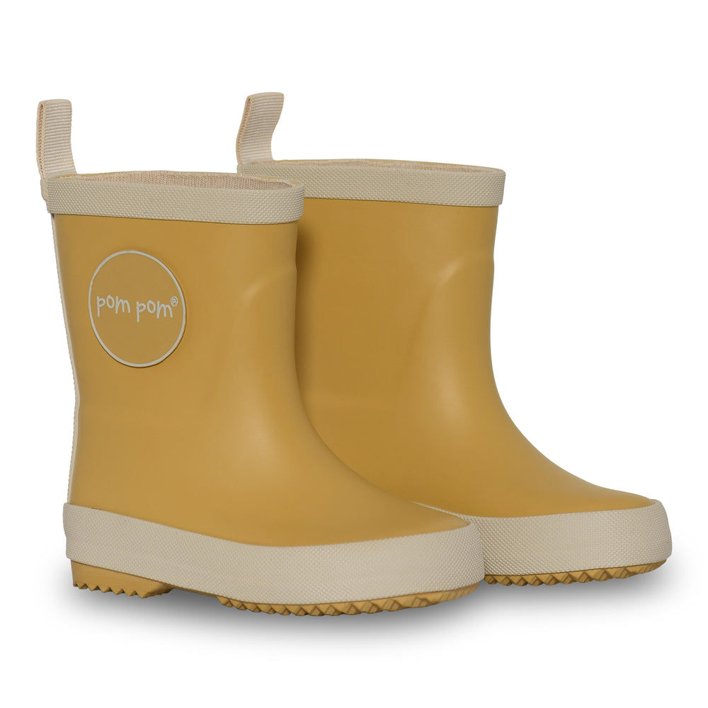 Rainboots Pompom - Dusty Yellow