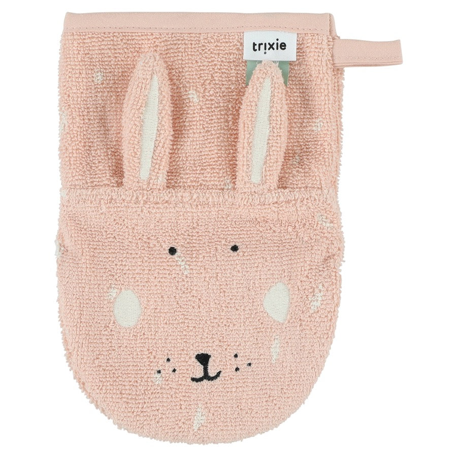 (11-609) Trixie Washcloths 2-pack | Mrs. Cat - Mrs. Rabbit
