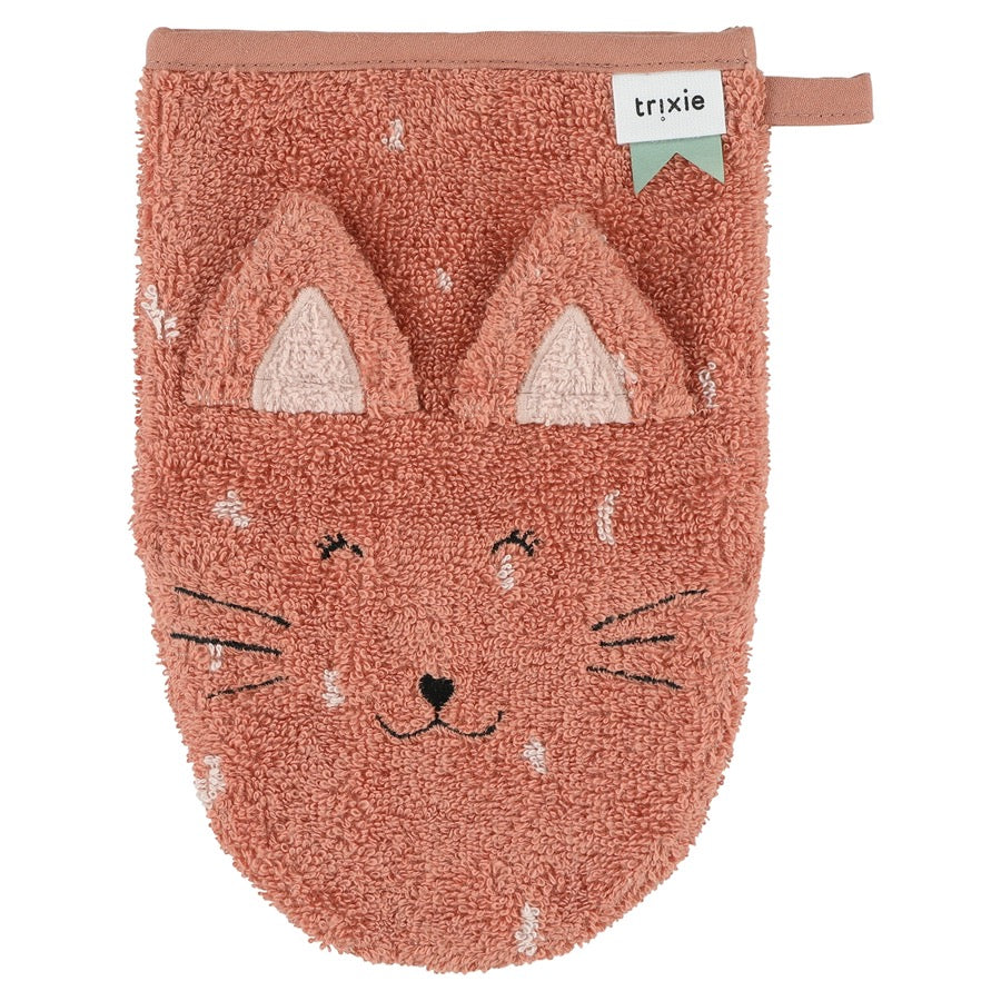 (11-609) Trixie Washcloths 2-pack | Mrs. Cat - Mrs. Rabbit