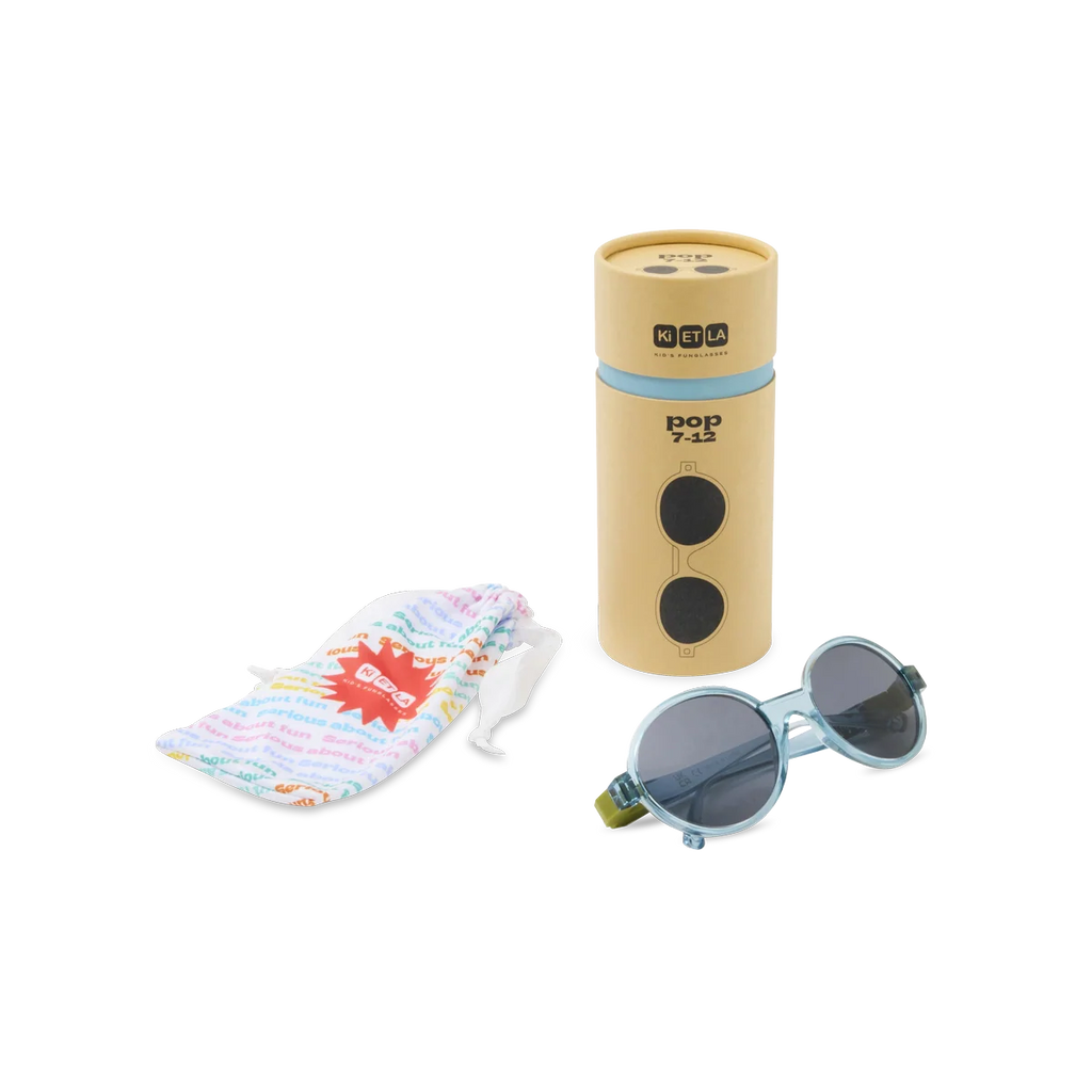 [POP4SUNCLOUDOLI] Pop Blue / Olive kids sunglasses - MintMouse (Unicorner Concept Store)