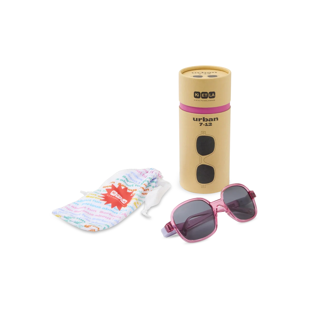 [URB4SUNFUSCHIALAV] Urban Fuschia/Lavender kids sunglasses - MintMouse (Unicorner Concept Store)