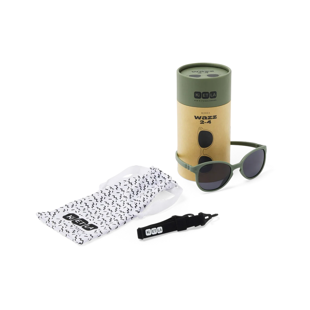 [WA1SUNKAKI] Wazz Khaki kids Sunglasses - MintMouse (Unicorner Concept Store)