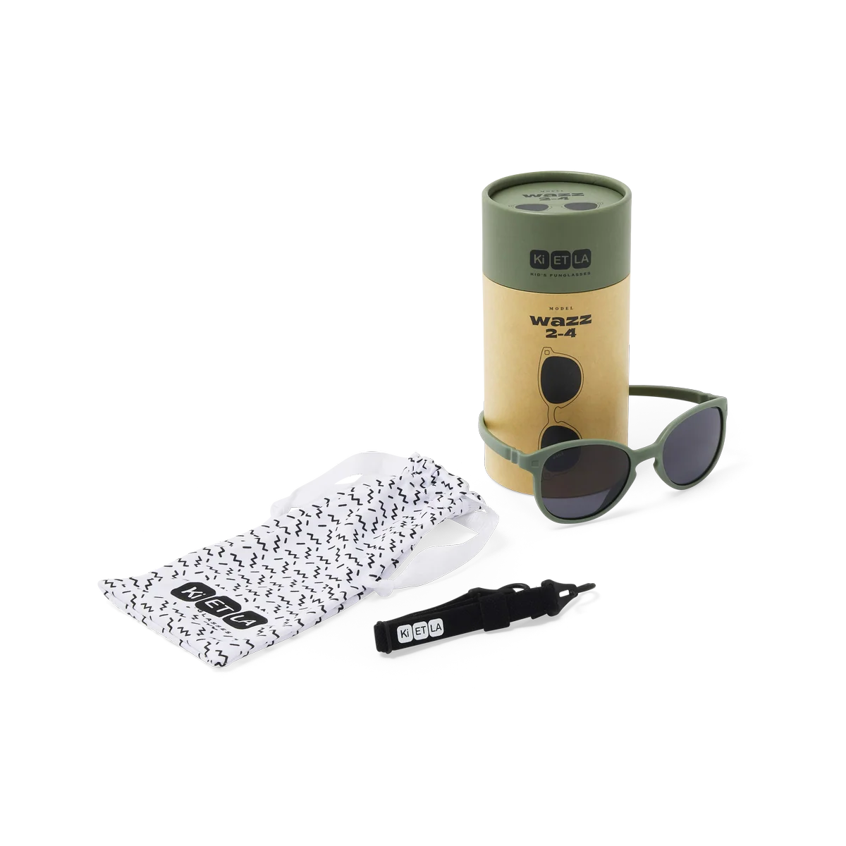 [WA1SUNKAKI] Wazz Khaki kids Sunglasses - MintMouse (Unicorner Concept Store)