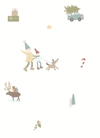 Winter Village Bamboo Zippy Romper - MintMouse (Unicorner Concept Store)