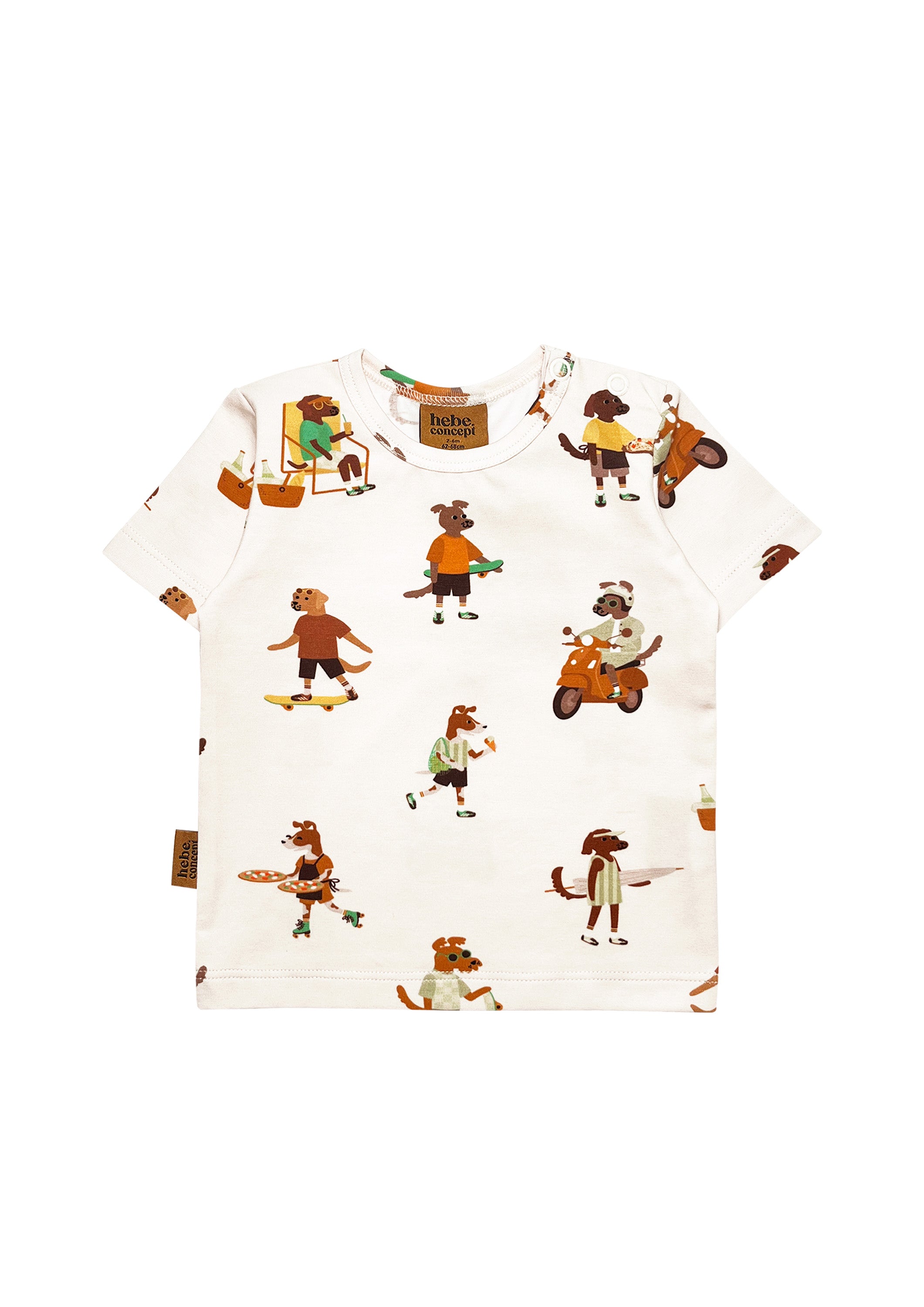Top with Allover Dog Print - MintMouse (Unicorner Concept Store)