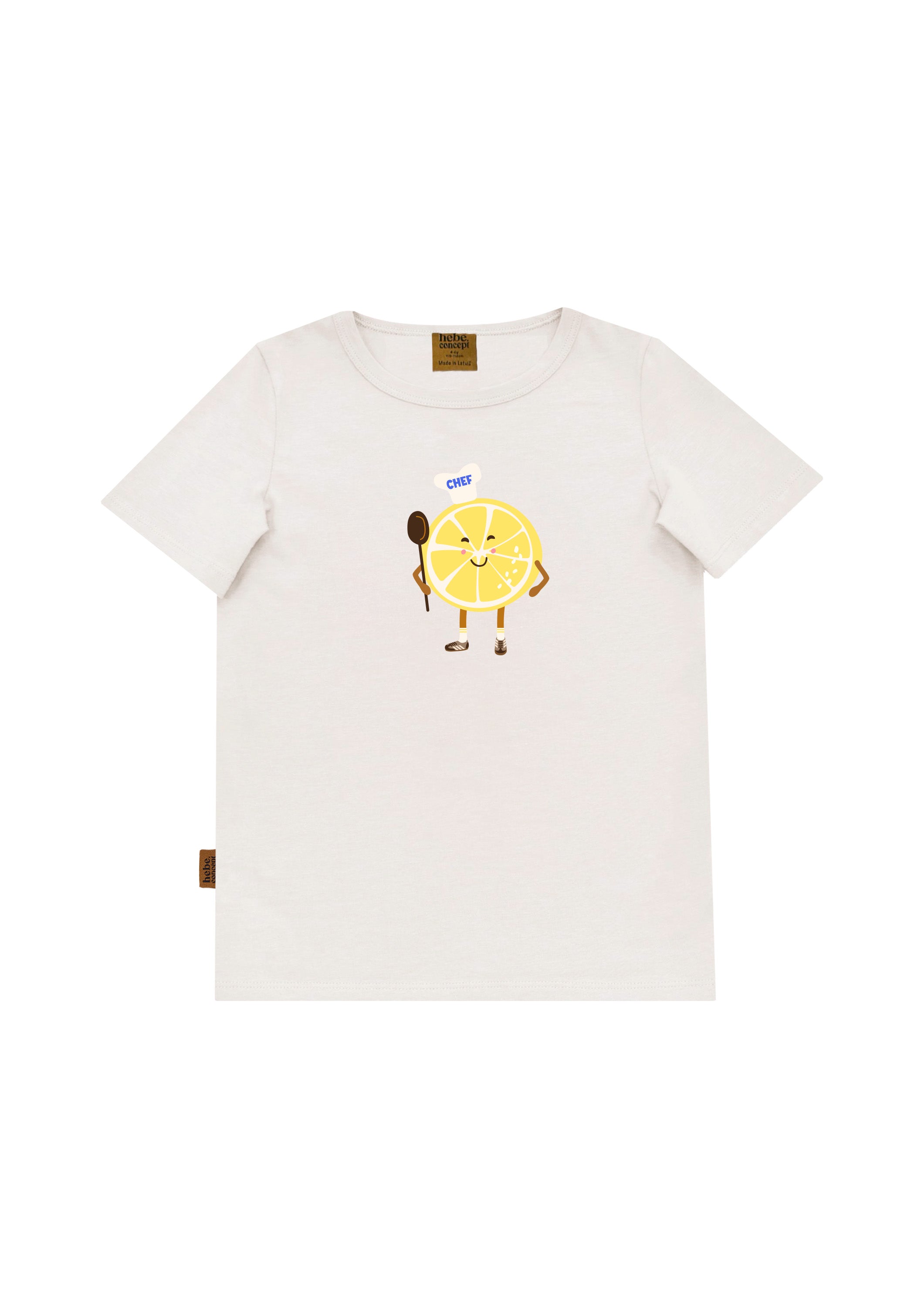 Top Creamy Color with Lemon Chef Print - MintMouse (Unicorner Concept Store)