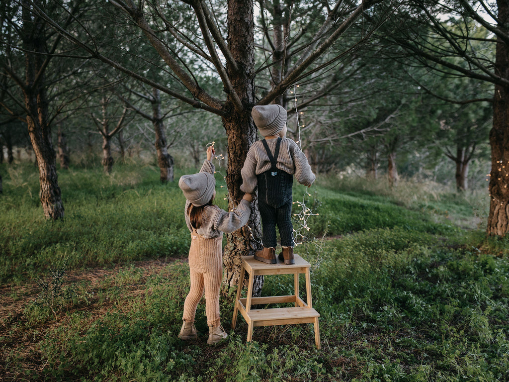 Granny Teddy Light Brown Footless