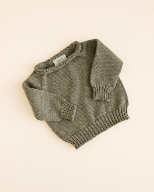 HVID Sweater Georgette Green