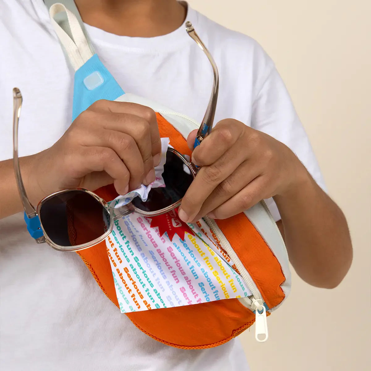 [BANANA16ORANGETEA] Fanny pack Orange/Tea - MintMouse (Unicorner Concept Store)