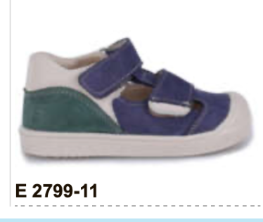 (2799-11) Emel halfopen summer shoe Blue - MintMouse (Unicorner Concept Store)