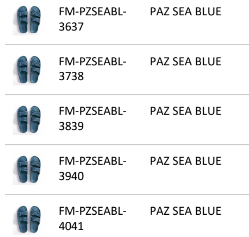 Freedom Moses Slides - Paz Sea Blue