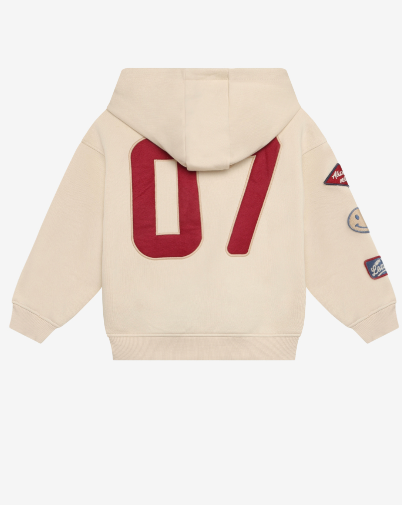 (920402-2020) Daily Seven - Oversized Hoodie Badges - Sandshell - MintMouse (Unicorner Concept Store)