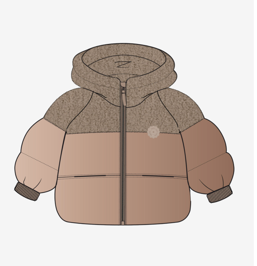 (6270027-2319 N179) Jacket LS noppies - Warm taupe
