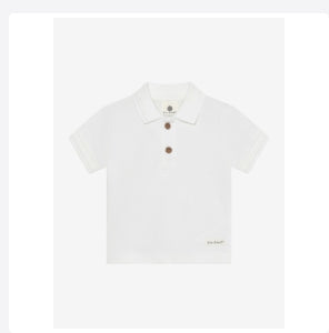 (215393) Polo SS - 1021 Egret - MintMouse (Unicorner Concept Store)