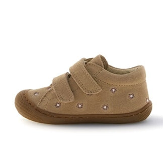 Naturino Cocoon VL- Embr. Daisies Suede Sand Phard