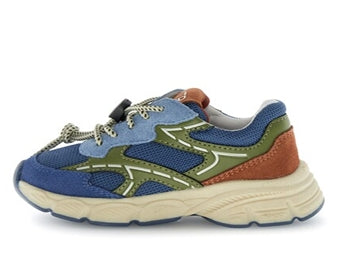 Naturino Yambe Suede/Net Azure-Militare-Copper