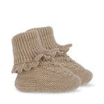 Tomama Knit Pointelle Booties