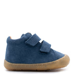 (Y00989.3284) TELYOH first shoes - VELCRO JEANS SUEDE