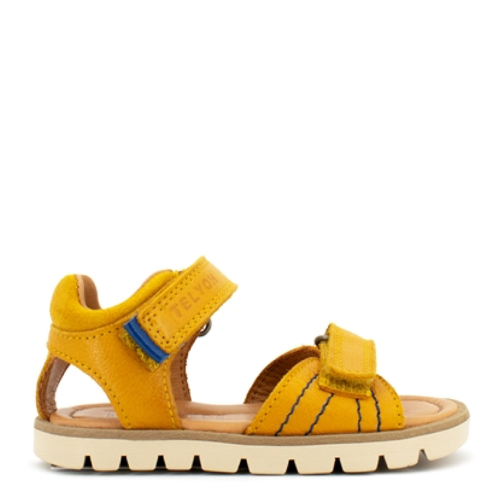 (Y01138.3405) Velcro Yellow sandals
