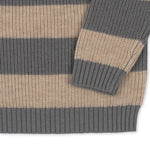 Vitum Knit Blouse - Sleet Stripe