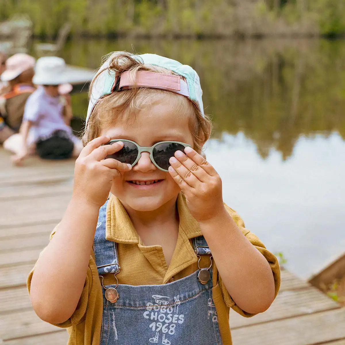 [WA1SUNKAKI] Wazz Khaki kids Sunglasses - MintMouse (Unicorner Concept Store)
