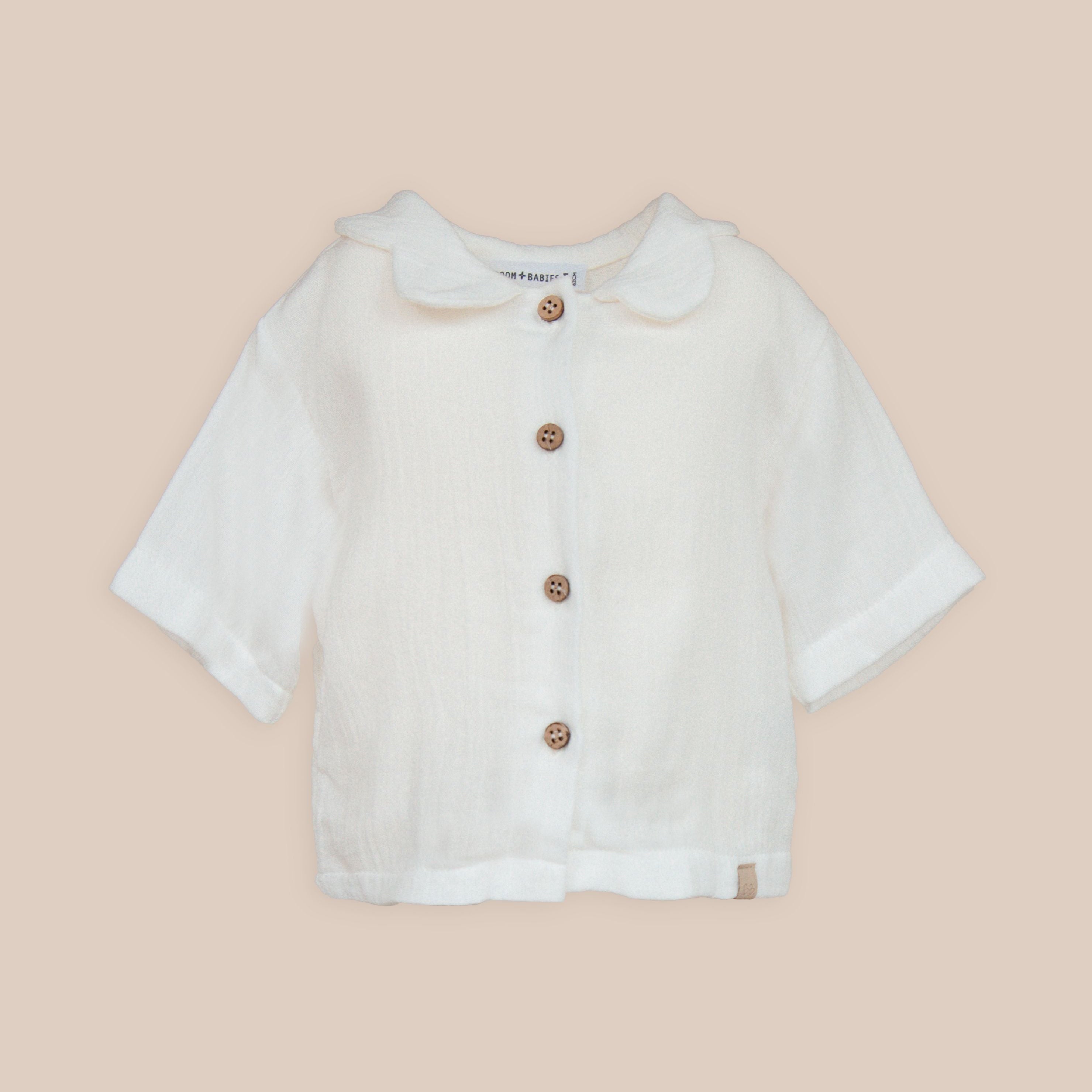 822 Shirt Flower Collar OffWhite 111 - MintMouse (Unicorner Concept Store)