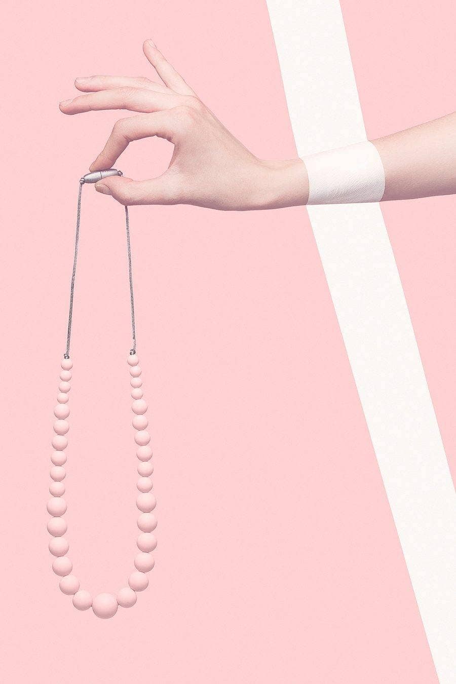 Constance maternity necklace: Round Beads - MintMouse (Unicorner Concept Store)