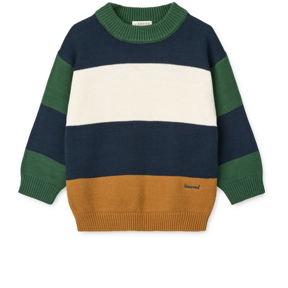 LW20309 Orlane Knit Jumper - Classic Navy multi mix - MintMouse (Unicorner Concept Store)