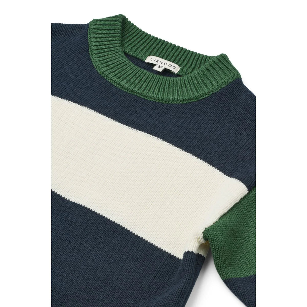 LW20309 Orlane Knit Jumper - Classic Navy multi mix - MintMouse (Unicorner Concept Store)