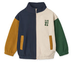 Cassius Zip-up Sweatshirt - Classic Navy Multimix