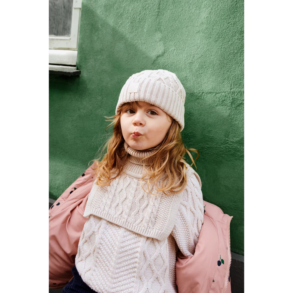 LW20201 Meack Neckwarmer with cables - Sandy - MintMouse (Unicorner Concept Store)