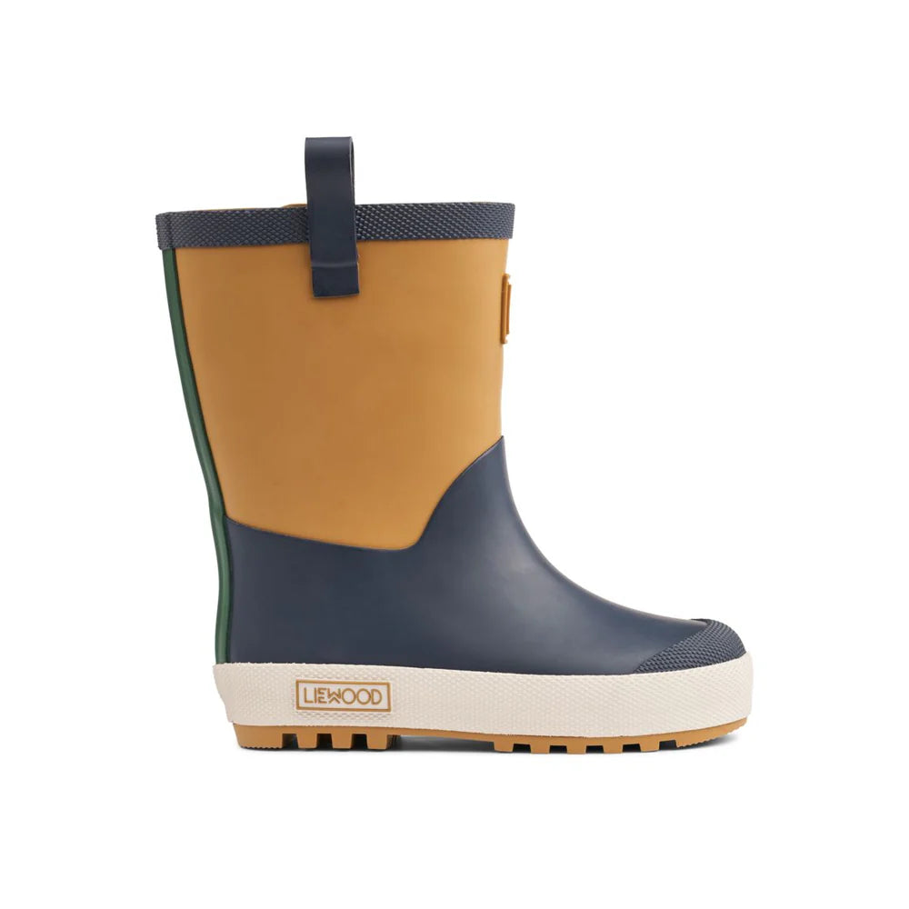 (LW19376) Sasha Thermo Rainboots - Navy Multi mix - MintMouse (Unicorner Concept Store)