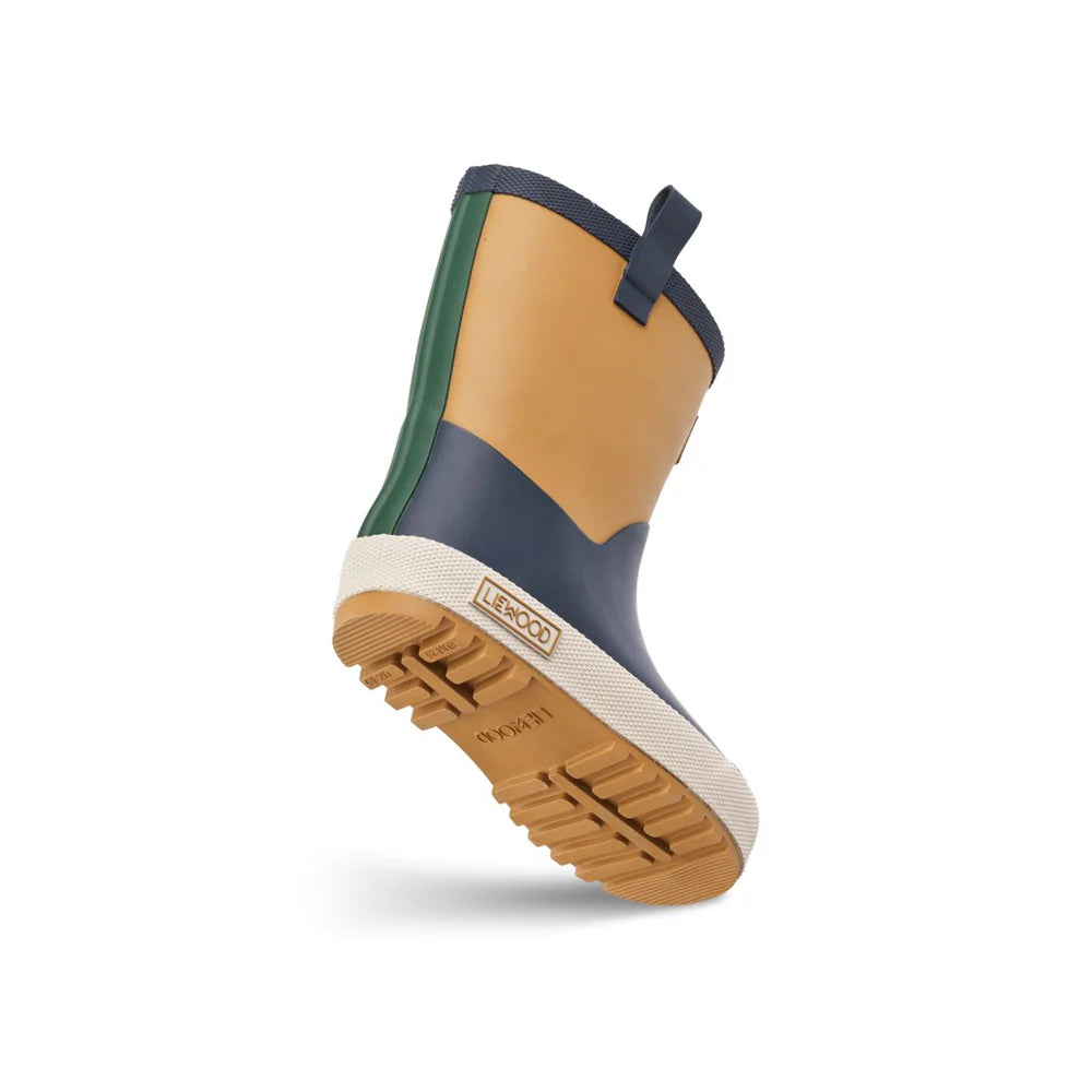 (LW19376) Sasha Thermo Rainboots - Navy Multi mix - MintMouse (Unicorner Concept Store)