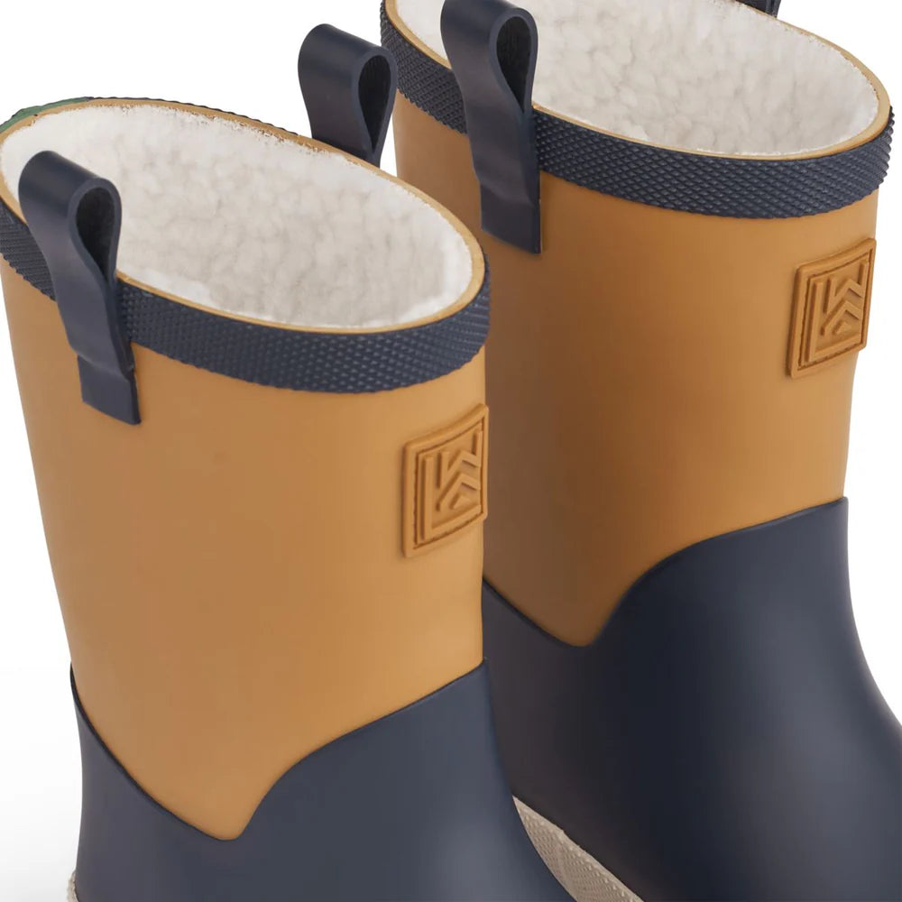 (LW19376) Sasha Thermo Rainboots - Navy Multi mix - MintMouse (Unicorner Concept Store)