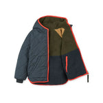 (LW17576) Jackson Reversible Jacket - Army brown multi mix - MintMouse (Unicorner Concept Store)