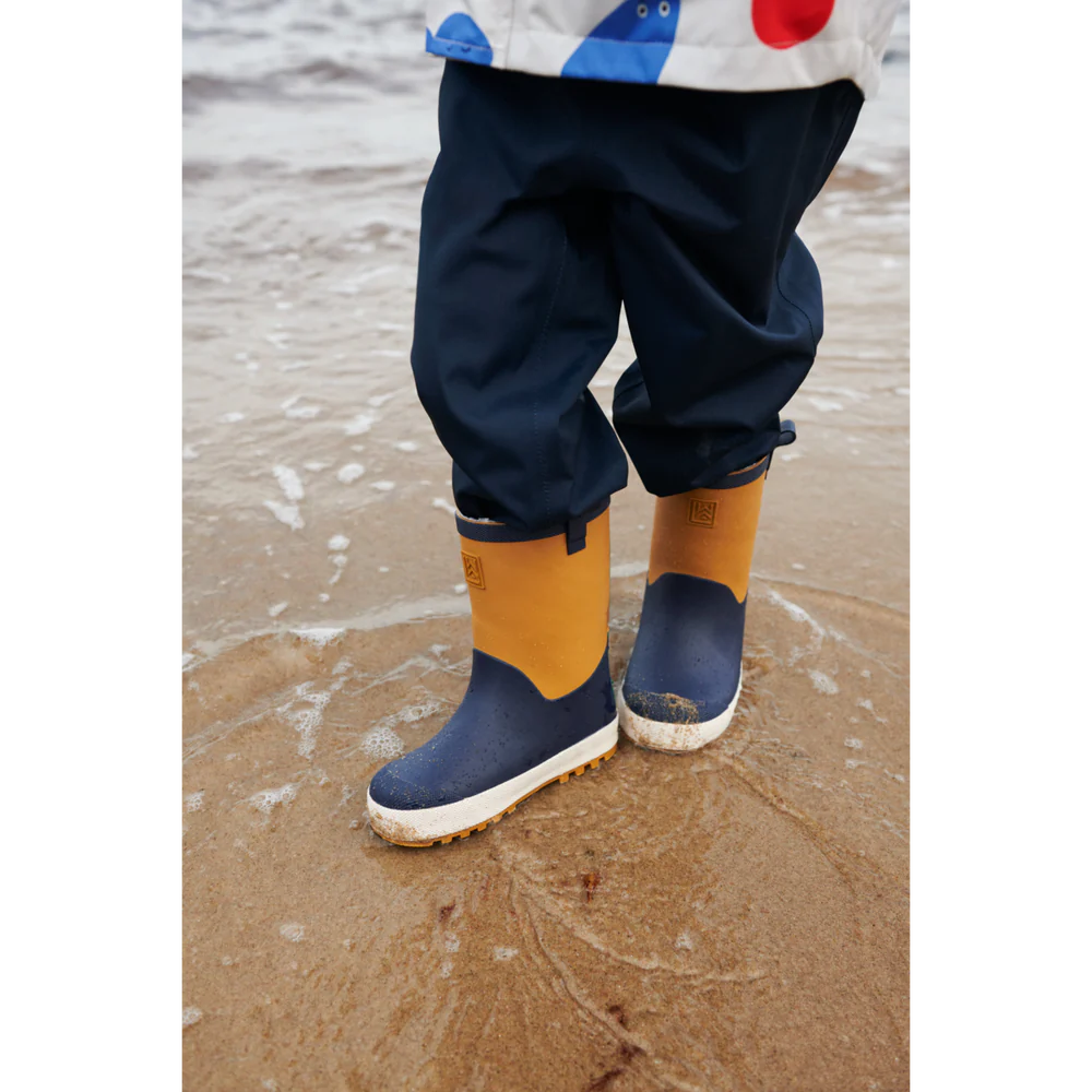 (LW19376) Sasha Thermo Rainboots - Navy Multi mix - MintMouse (Unicorner Concept Store)